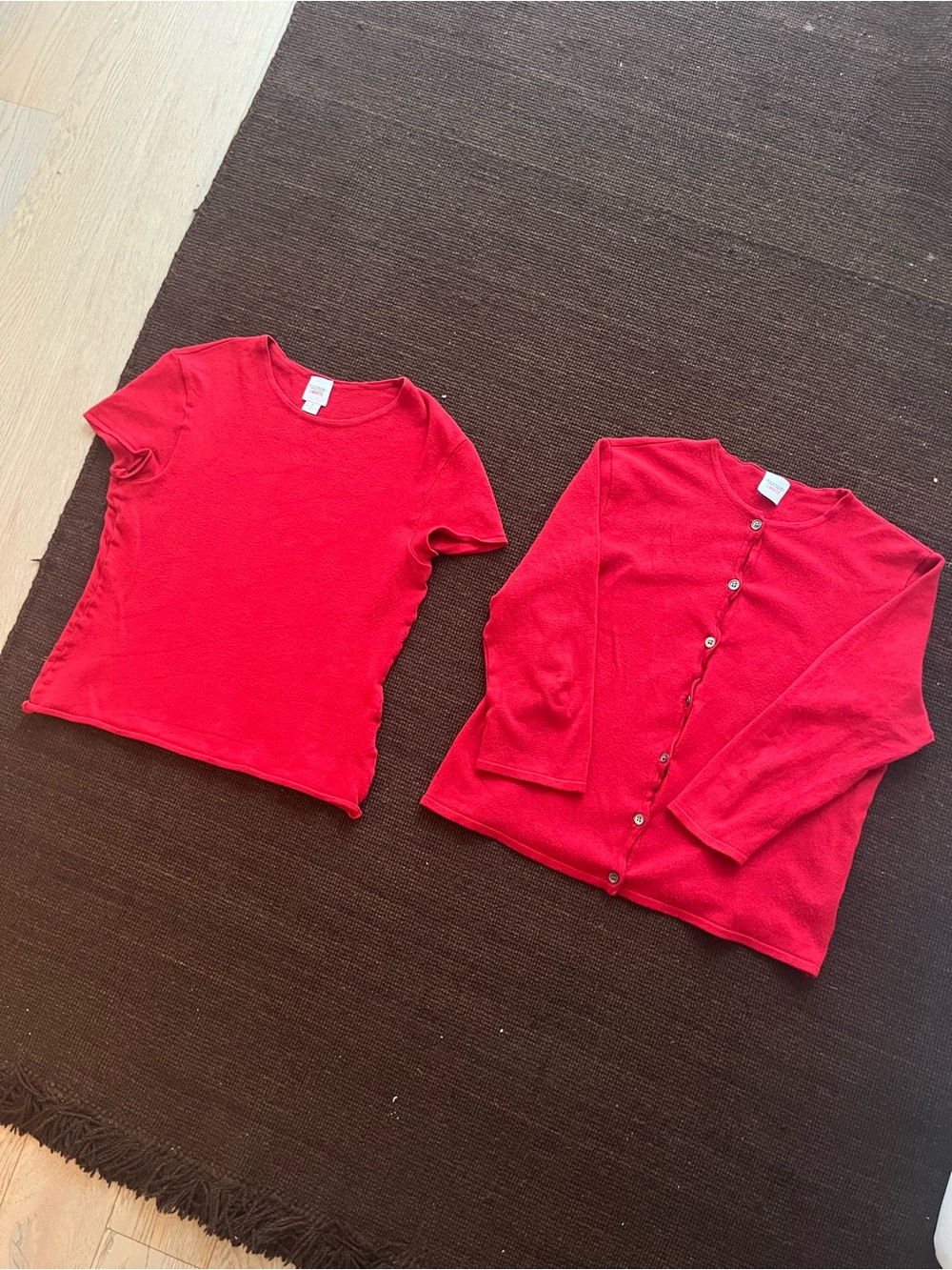 Emanuel Ungaro Red Sweater Set